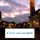 Bedankt voor uw stem (vierkant)